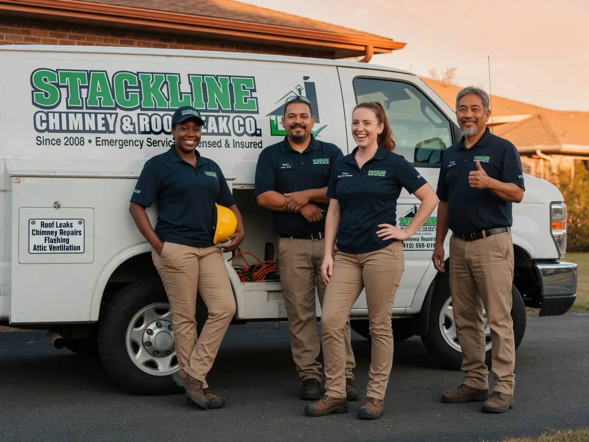 Chimney flashing repair company in Hildebran, NC